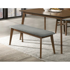 Calsio Upholstered Bench - Wooden Bazar