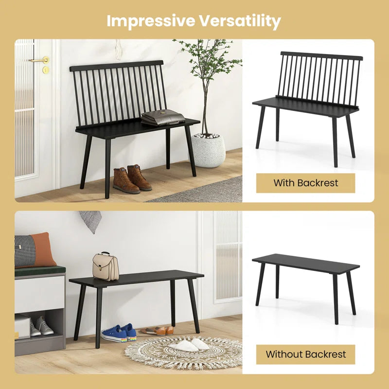 Cersitipie Solid Wood Bench - Wooden Bazar