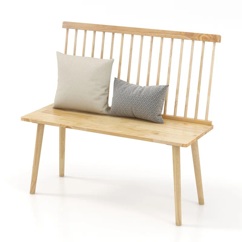 Cersitipie Solid Wood Bench - Wooden Bazar