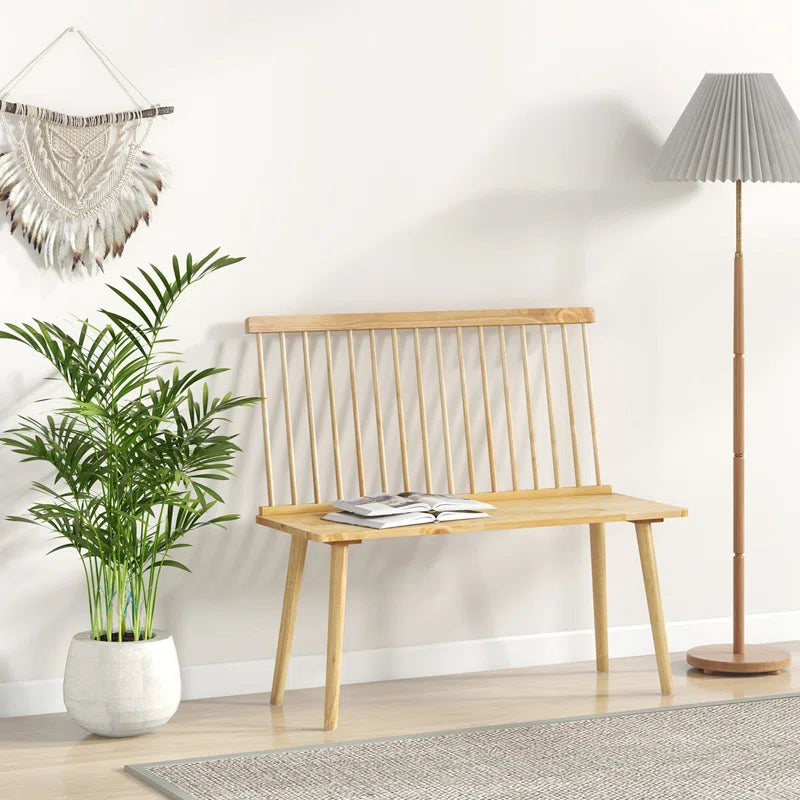 Cersitipie Solid Wood Bench - Wooden Bazar