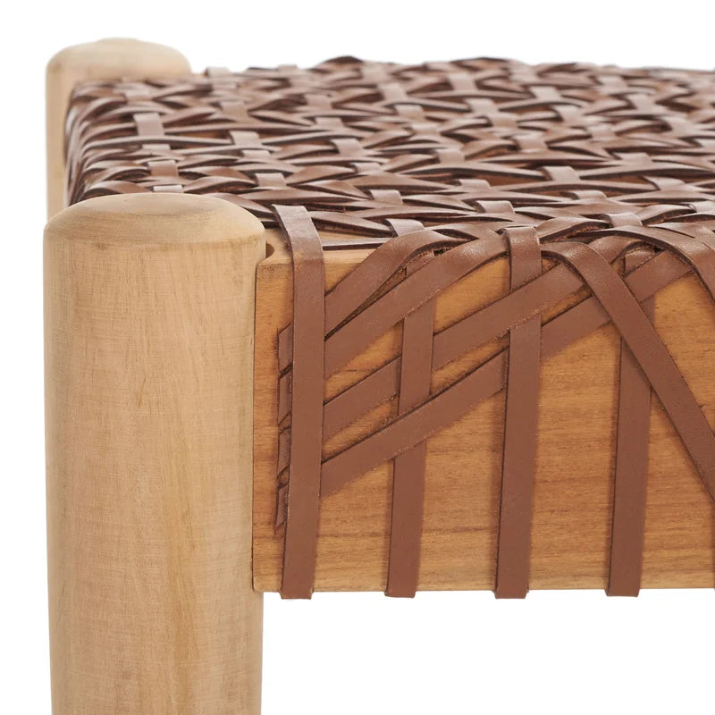 Shehnaak Artisan Carved Bench - Wooden Bazar