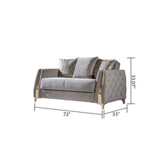 Keivino 2 - Piece Living Room Luxury Sofa Set