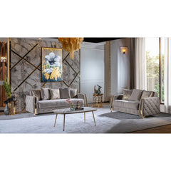 Keivino 2 - Piece Living Room Luxury Sofa Set