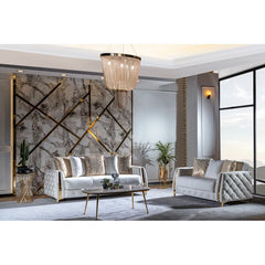 Keivino 2 - Piece Living Room Luxury Sofa Set