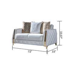 Keivino 2 - Piece Living Room Luxury Sofa Set