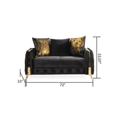 Keivino 2 - Piece Living Room Luxury Sofa Set