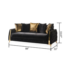 Keivino 2 - Piece Living Room Luxury Sofa Set