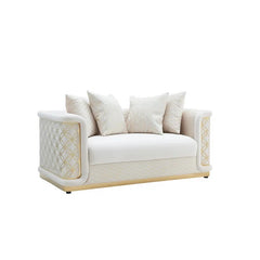Kinieshaz 2 - Piece Living Room Set Luxury Sofa Set