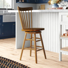 Knaacko Swivel 24'' Counter and bar Stool