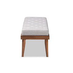 Ioastere Polyester Upholstered Bench - Wooden Bazar