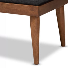 Ioastere Polyester Upholstered Bench - Wooden Bazar