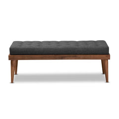 Ioastere Polyester Upholstered Bench - Wooden Bazar