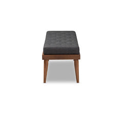 Ioastere Polyester Upholstered Bench - Wooden Bazar