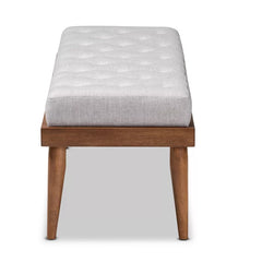 Ioastere Polyester Upholstered Bench - Wooden Bazar