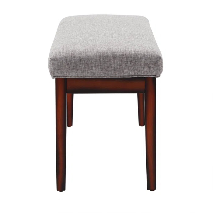 Vazleat Linen Upholstered Bench - Wooden Bazar