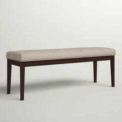 Vazleat Linen Upholstered Bench - Wooden Bazar