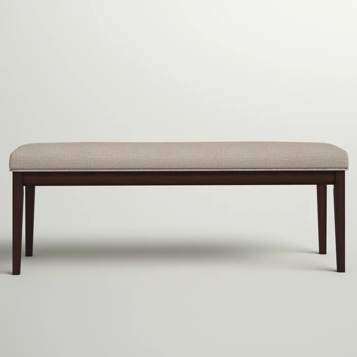 Vazleat Linen Upholstered Bench - Wooden Bazar