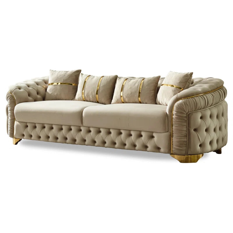Lareanz 2 - Piece Velvet Living Room Set Luxury Sofa