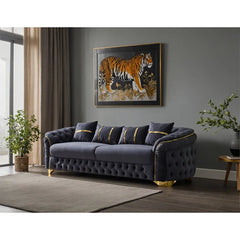 Lareanz 2 - Piece Velvet Living Room Set Luxury Sofa