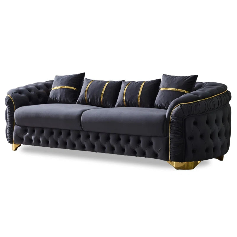 Lareanz 2 - Piece Velvet Living Room Set Luxury Sofa