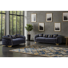 Lareanz 2 - Piece Velvet Living Room Set Luxury Sofa