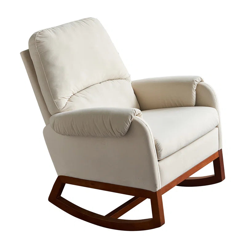 Lio Oversized Upholstered Rocking Chair with Plush Cushioning for Ultimate Comfort