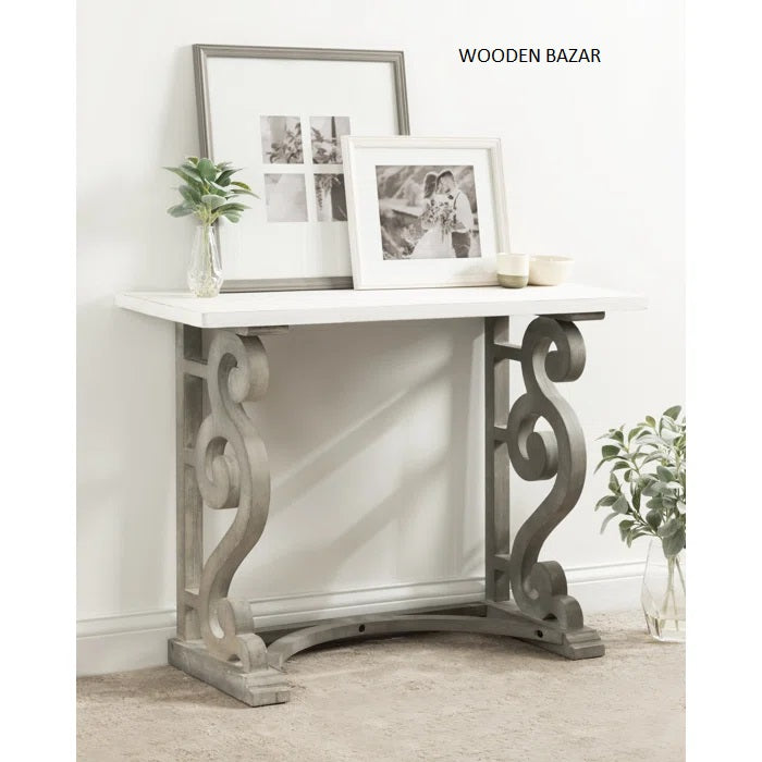 Lauer 42" Solid Wood Console Table - Wooden Bazar