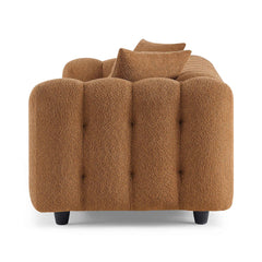 Lenzi Modern Square Arms Chesterfield Sofa - WoodenBazar