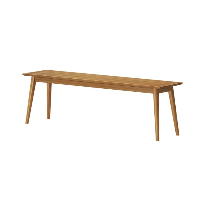 Gaxty Solid Wood Bench - Wooden  Bazar