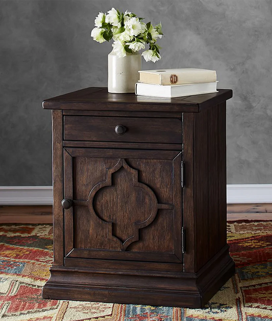 Kiwi Solid Wood Bed Side Table - Wooden Bazar