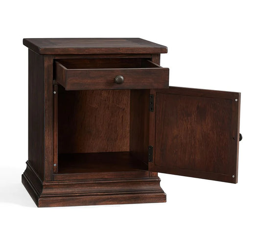 Kiwi Solid Wood Bed Side Table - Wooden Bazar