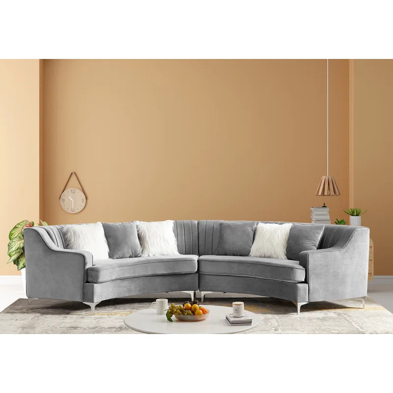 Leupoldz 2 - Piece Living Room Set Luxury Sofa Set