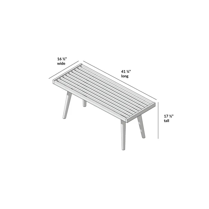 Shajinnat Wood Bench - Wooden Bazar