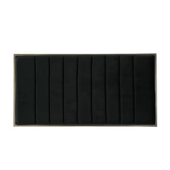 Polyester Upholstered Bench - Wooden bazar