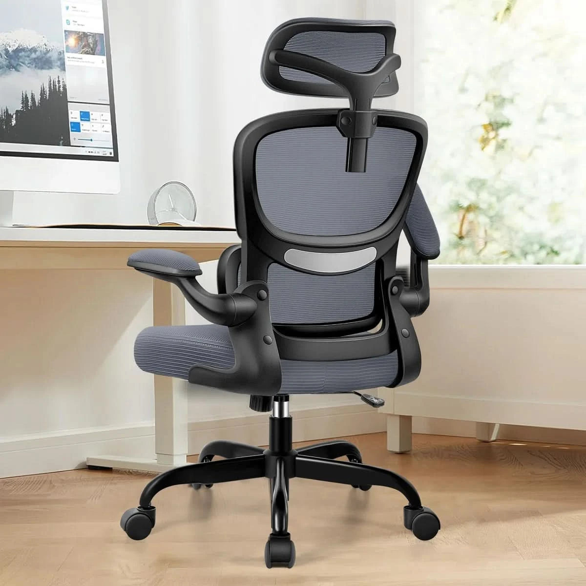 Headrest Komene Chair Review Ergonomic Breathable Mesh Office
