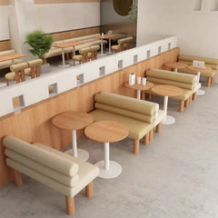 Eightel Light Yellow Faux Leather Upholstered Bench Set Of 2 Faux Leather Upholstered Bench