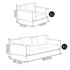 Light luxury sofa combinations Luxury Sofa Set