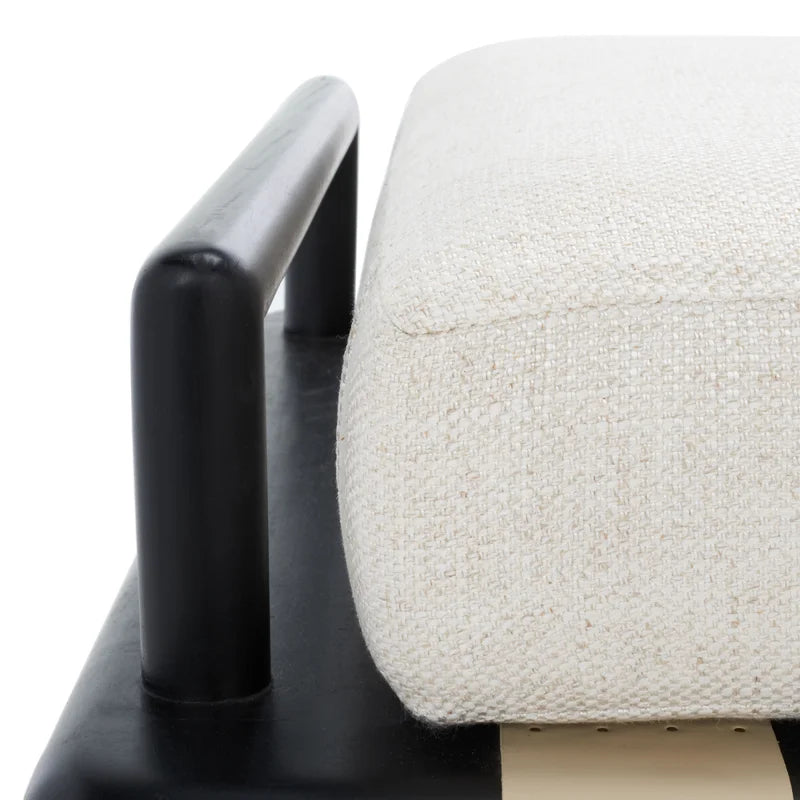 Kasben Blend Upholstered Bench - Wooden Bazar