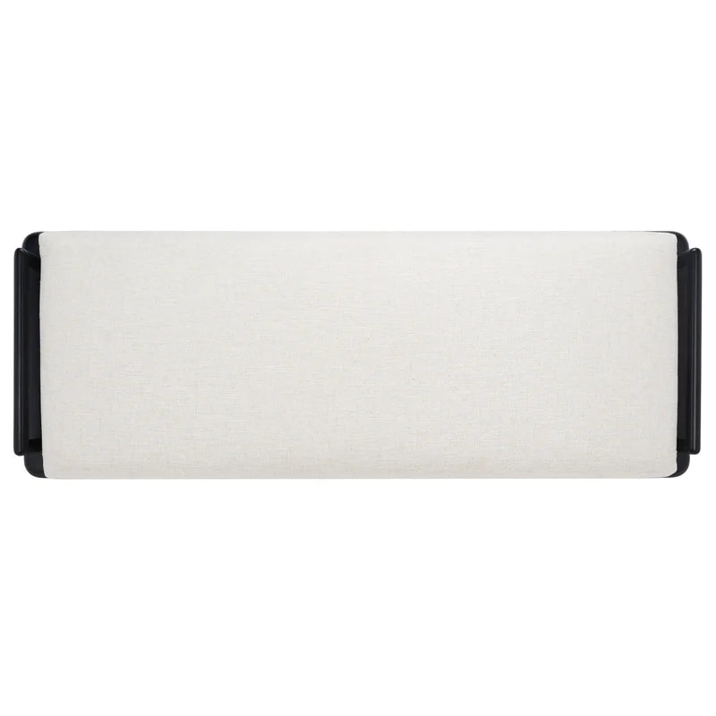 Kasben Blend Upholstered Bench - Wooden Bazar
