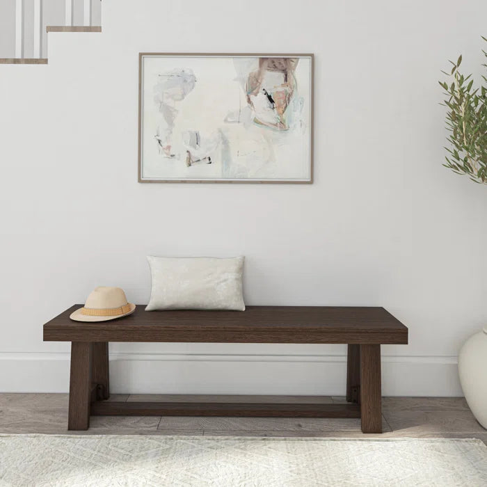 Sakky Classic Wood Bench - Wooden Bazar