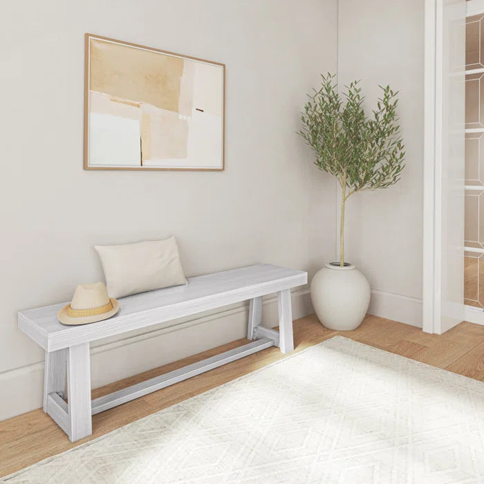Sakky Classic Wood Bench - Wooden Bazar