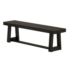 Cantered Polyester Blend Upholstered Bench - Wooden Bazar