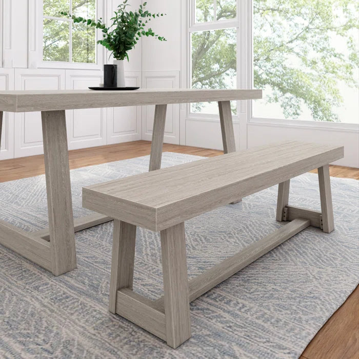 Sakky Classic Wood Bench - Wooden Bazar