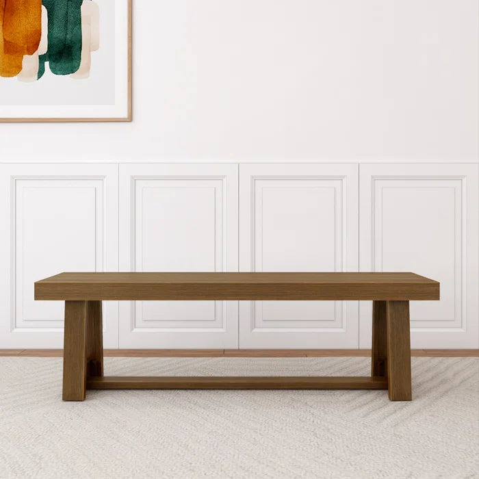 Bawpub Classic Wood Bench - Wooden Bazar