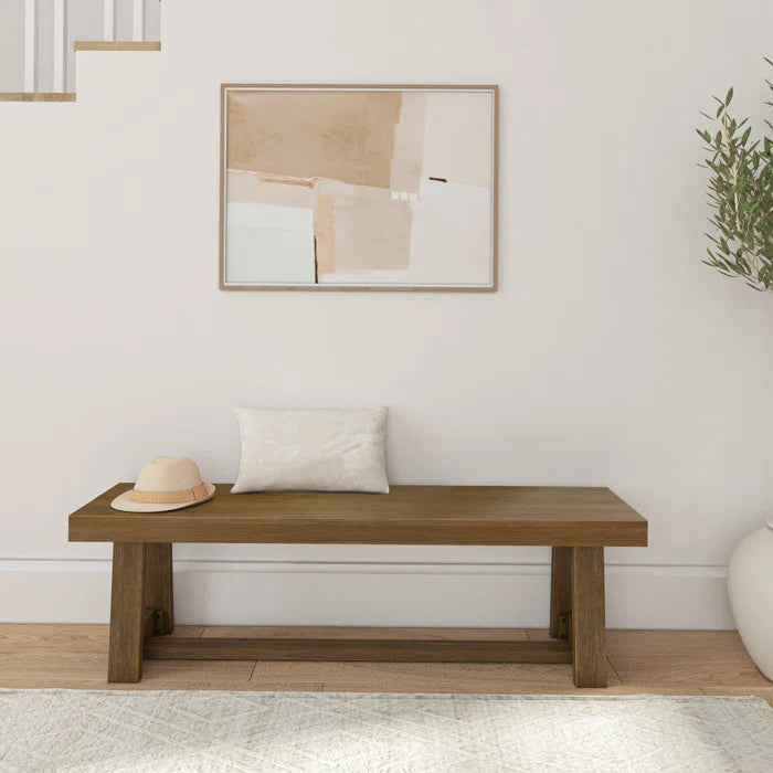 Sakky Classic Wood Bench - Wooden Bazar