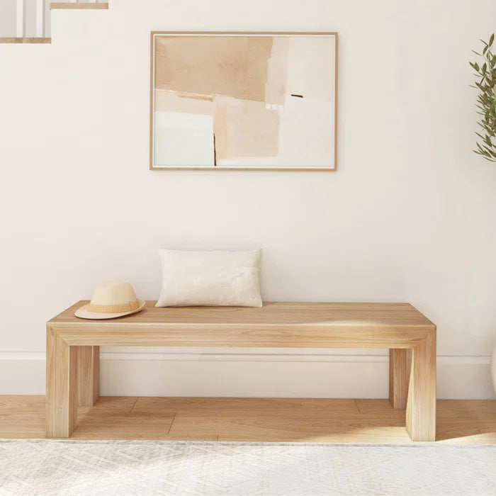 Halperistate Modern Wood Bench - Wooden bazar