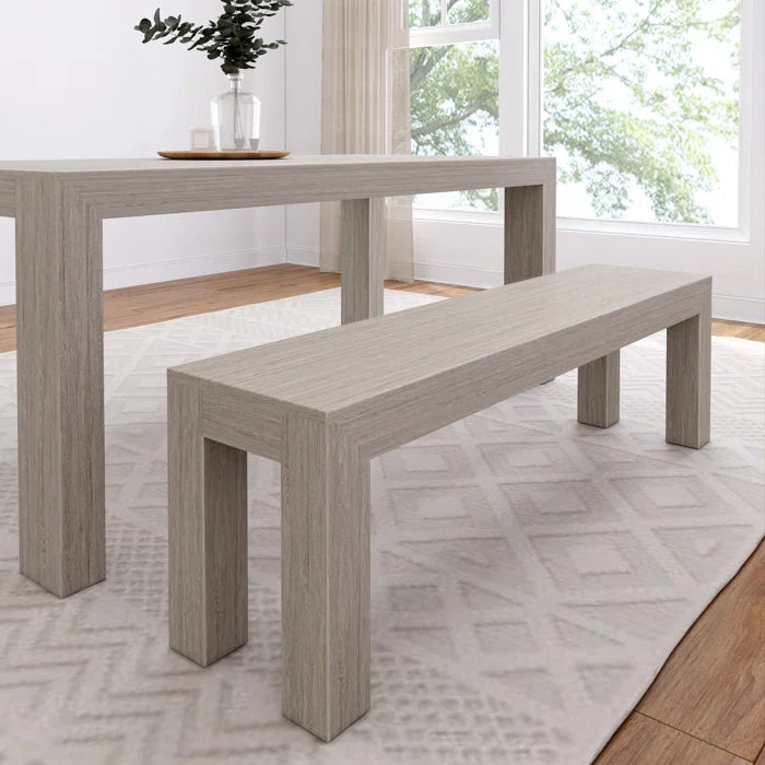 Halperistate Modern Wood Bench - Wooden bazar