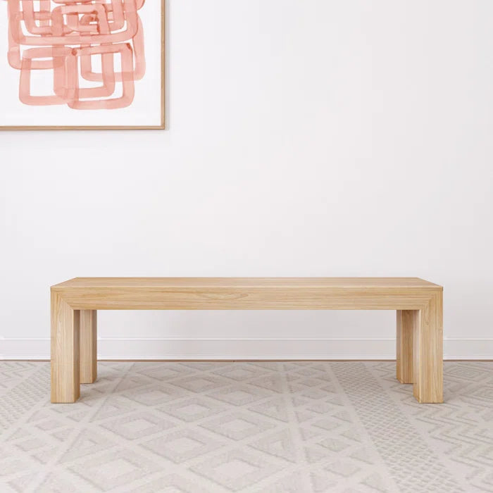 Halperistate Modern Wood Bench - Wooden bazar