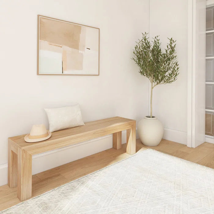 Halperistate Modern Wood Bench - Wooden bazar