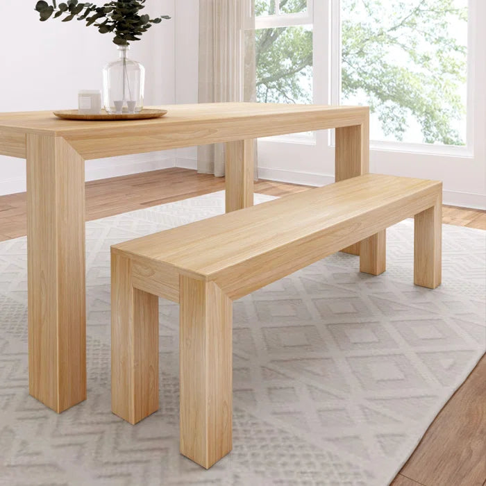 Halperistate Modern Wood Bench - Wooden bazar